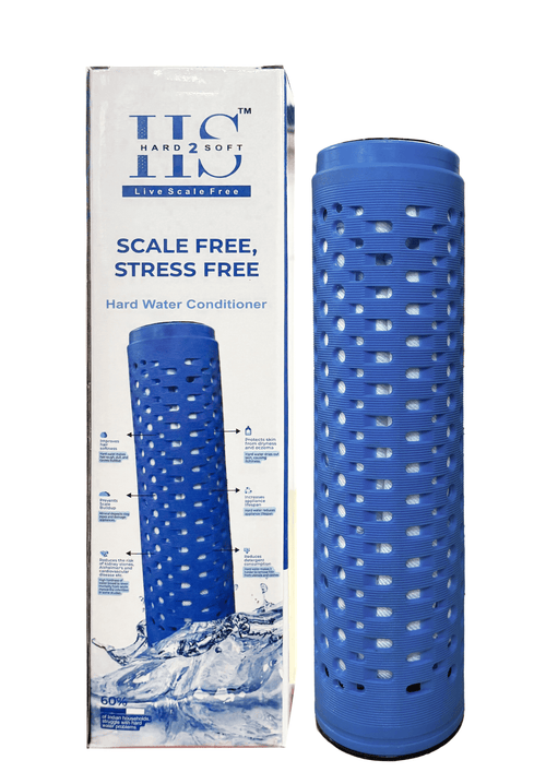 HARD2SOFT Hard Water Conditioner | Best for 1500L Capacity Tanks | Lasts 12 Months | Prevents Hairfall & Skin Issues