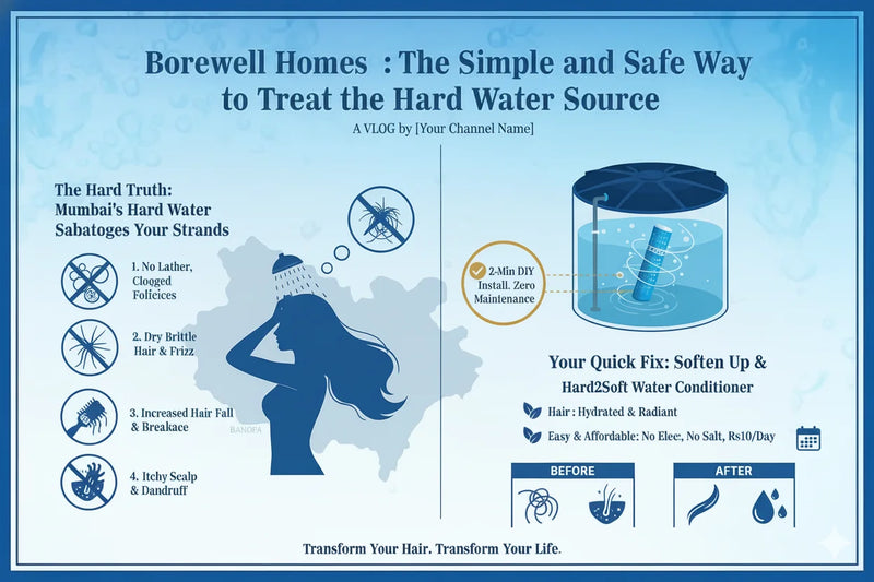 Battling Hair Fall in Bandra? It's the Hard Water Culprit - And Here's Your Quick, Game-Changing Fix!