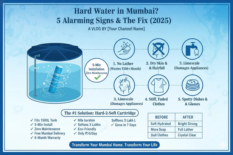 Hard Water in Mumbai? 5 Alarming Signs in Your Home & the Best Water Softener Fix in 2025