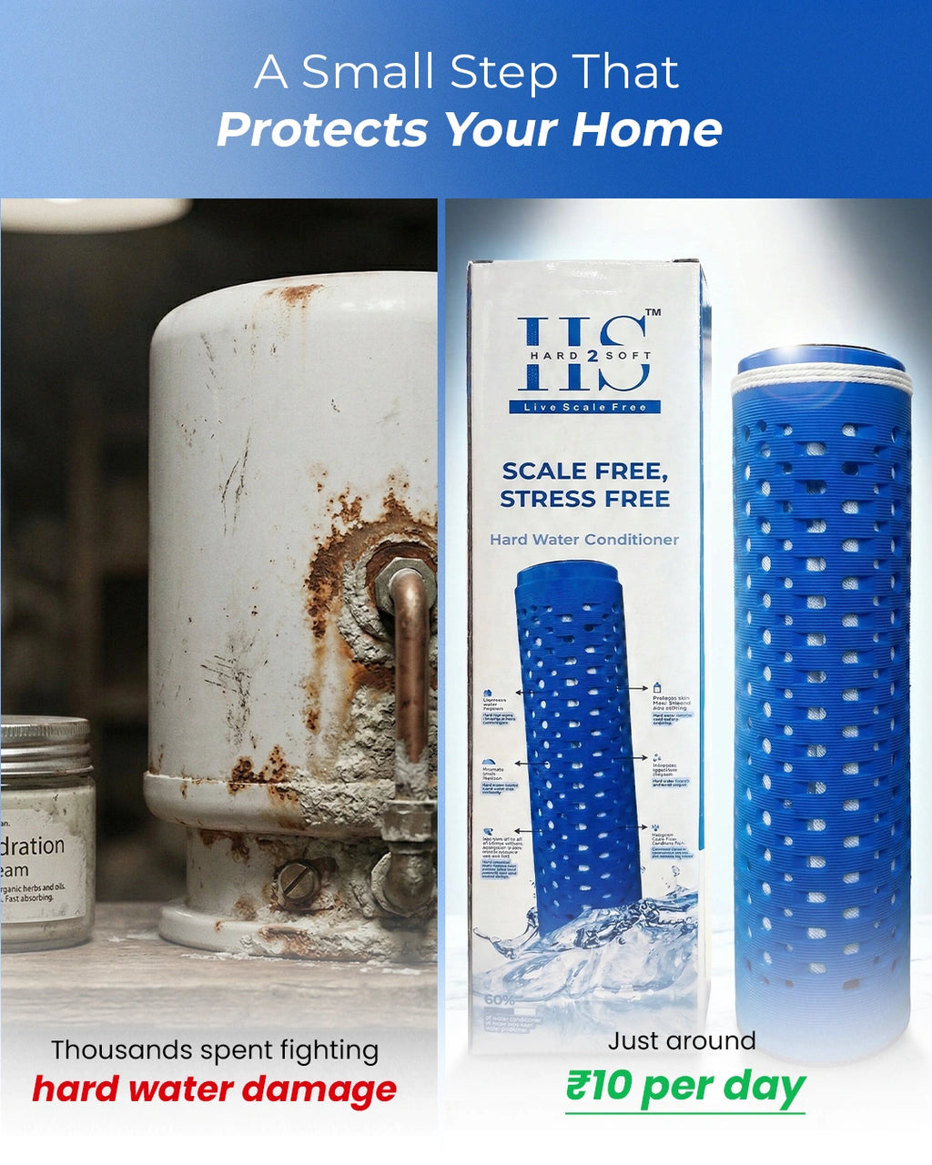 HARD2SOFT Hard Water Conditioner (Pack of 5)